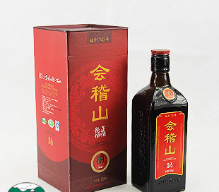 批發、零售會稽山紹興黃酒純正八年單瓶禮盒花雕酒